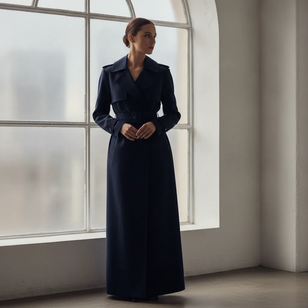 Timeless navy outfit